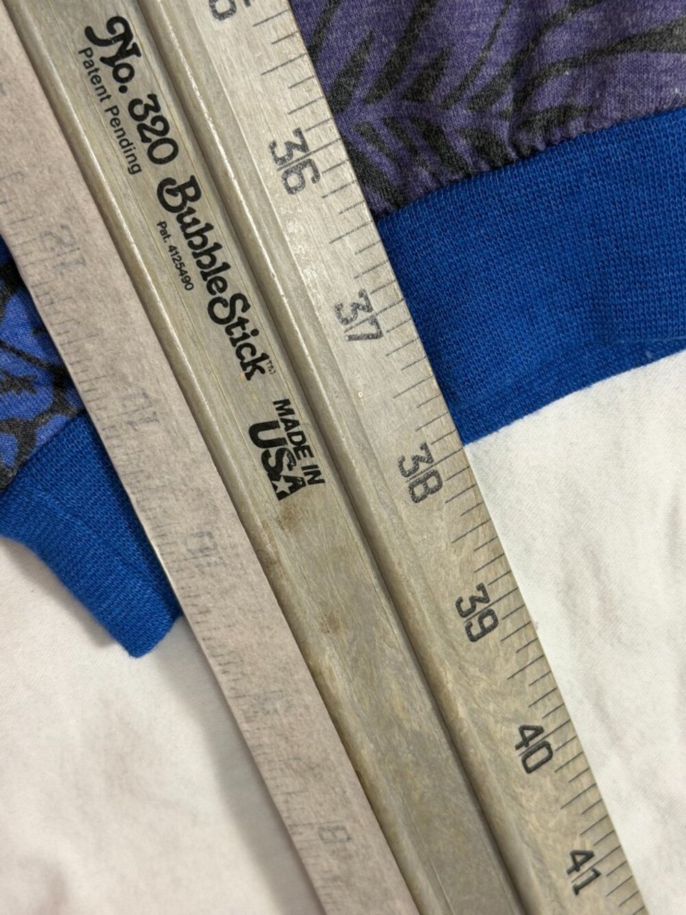 Top Drawer Women's Medium Jogger Sweatpants Tropical Pineapple Print Purple/Blue - Picture 6 of 9